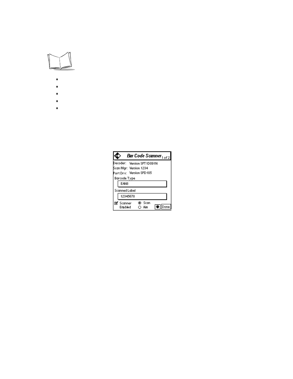 Bar code scanner test, Bar code scanner test -4 | Symbol Technologies SPT 1500 User Manual | Page 220 / 261