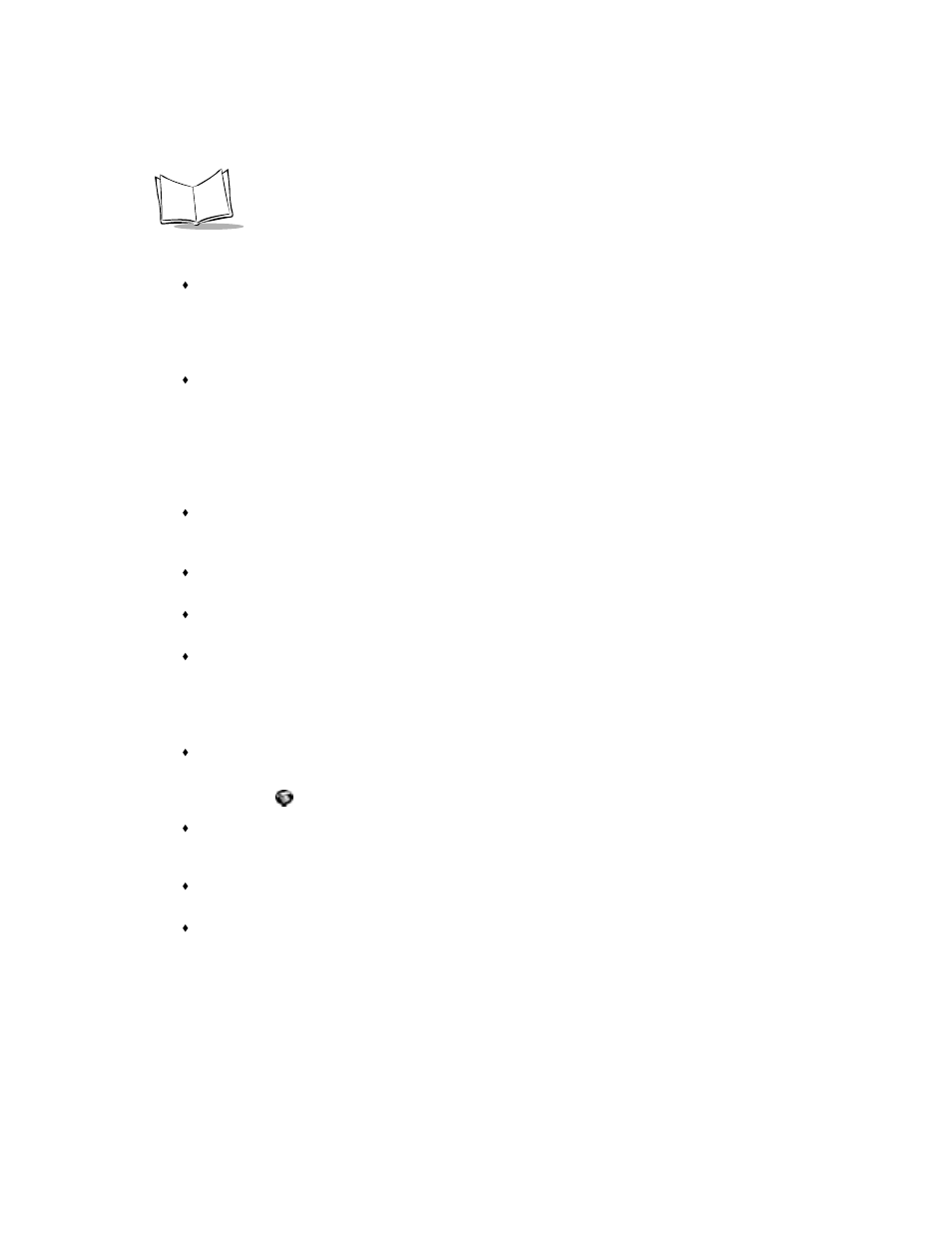 No sound upon good decode, Spt 1500 terminal turns itself off, Spt 1500 terminal doesn’t recognize my handwriting | When i tap the icon, nothing happens | Symbol Technologies SPT 1500 User Manual | Page 226 / 261