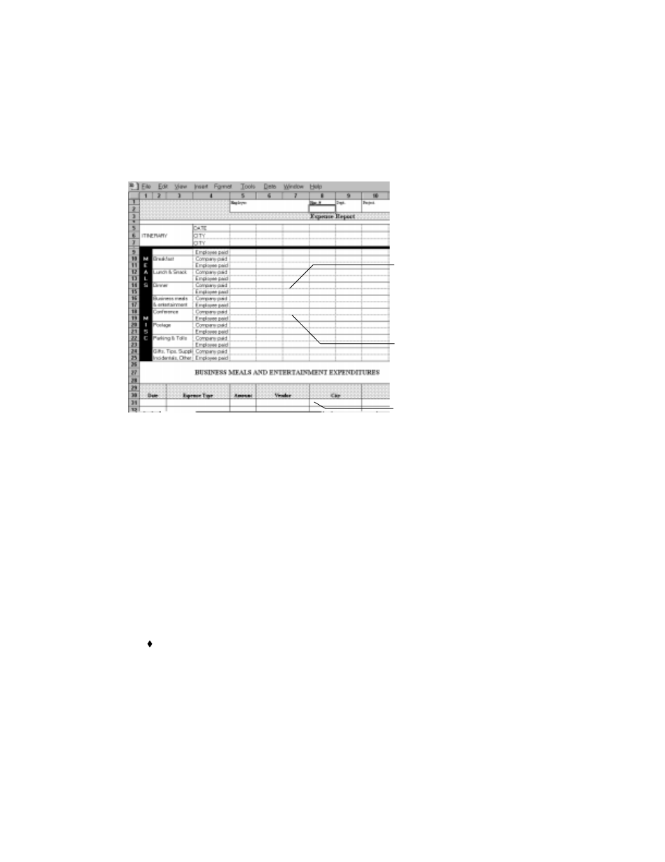 Analyzing your custom expense report | Symbol Technologies SPT 1500 User Manual | Page 245 / 261