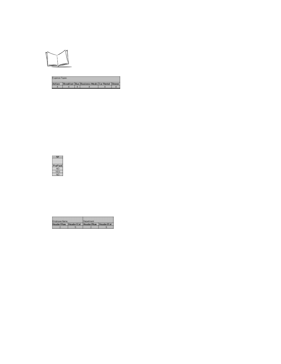 Using applications other than microsoft excel | Symbol Technologies SPT 1500 User Manual | Page 250 / 261