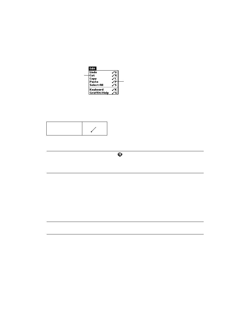 Edit menu commands, Edit menu commands -19 | Symbol Technologies SPT 1500 User Manual | Page 49 / 261