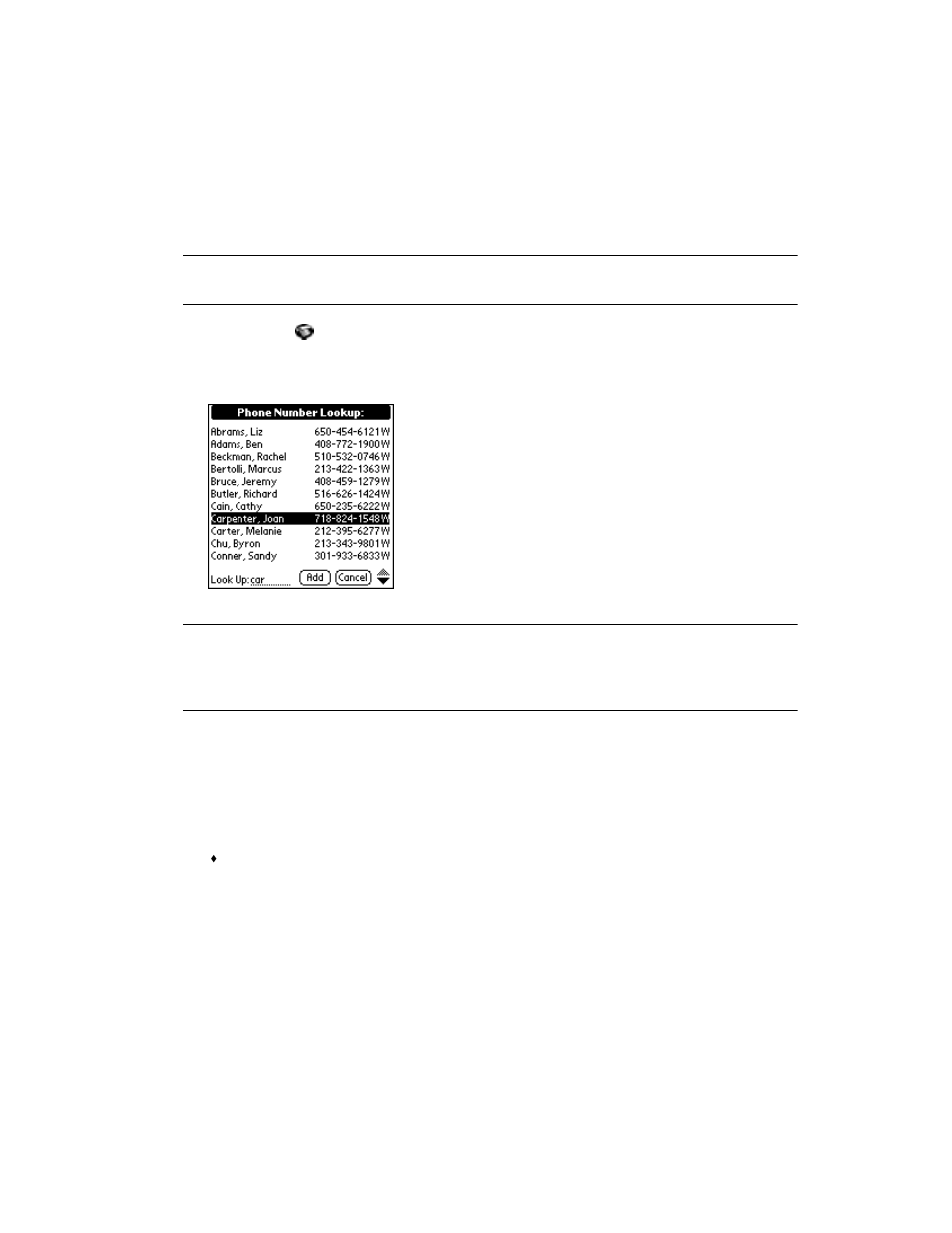 Phone lookup tips, Phone lookup tips -3 | Symbol Technologies SPT 1500 User Manual | Page 61 / 261