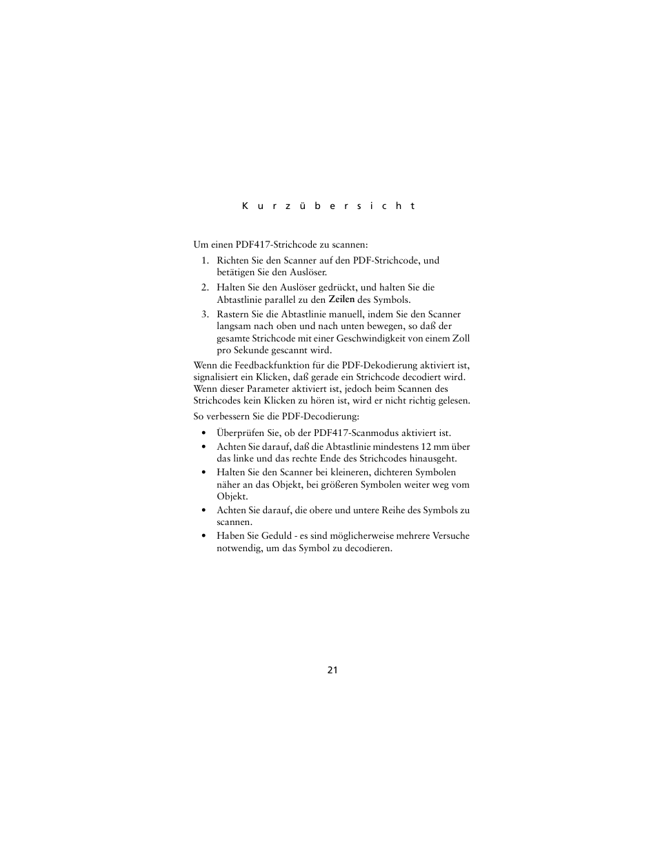 Symbol Technologies LS4000P Series User Manual | Page 23 / 48