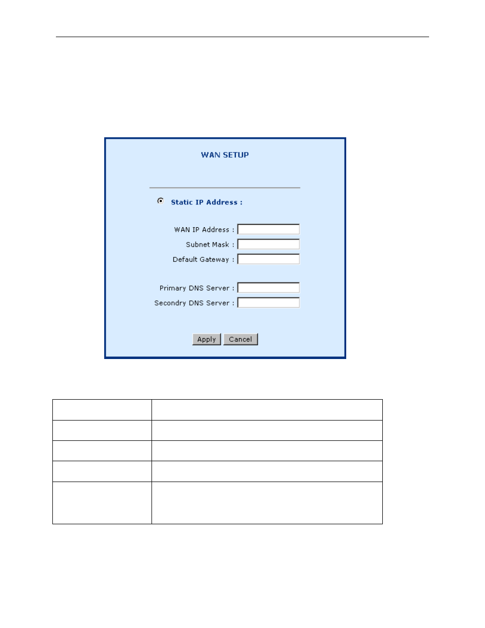 Static ip address | Symbol Technologies 1813-A2-GB20-00 User Manual | Page 18 / 50