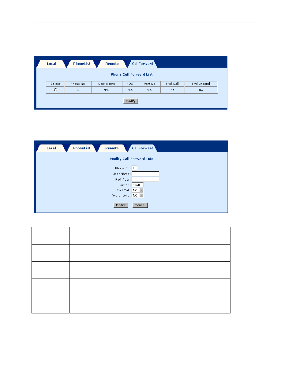 Callforward, Orward, 5 callforward | Symbol Technologies 1813-A2-GB20-00 User Manual | Page 31 / 50