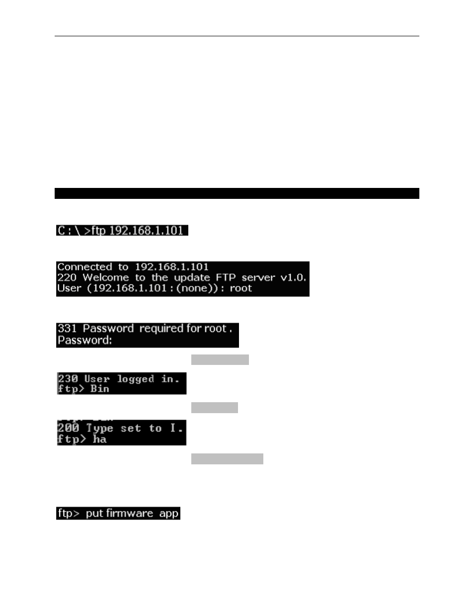 Software upgrade via ftp, Chapter 7, Chapter 7 software upgrade via ftp | Symbol Technologies 1813-A2-GB20-00 User Manual | Page 36 / 50