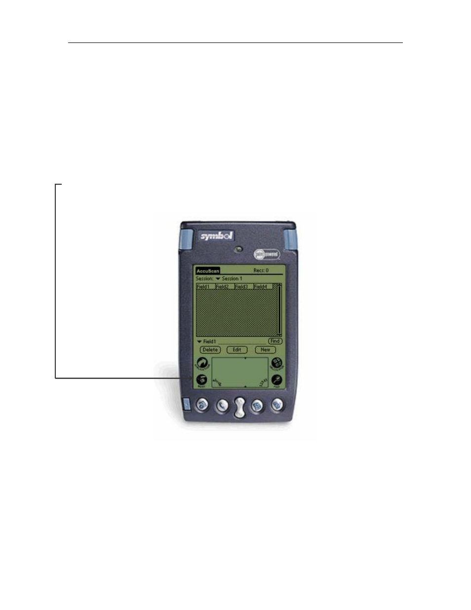 Chapter 3: sessions, 1 configuring session attributes, Configuring session attributes | Symbol Technologies AccuScan Palm Pro User Manual | Page 10 / 34
