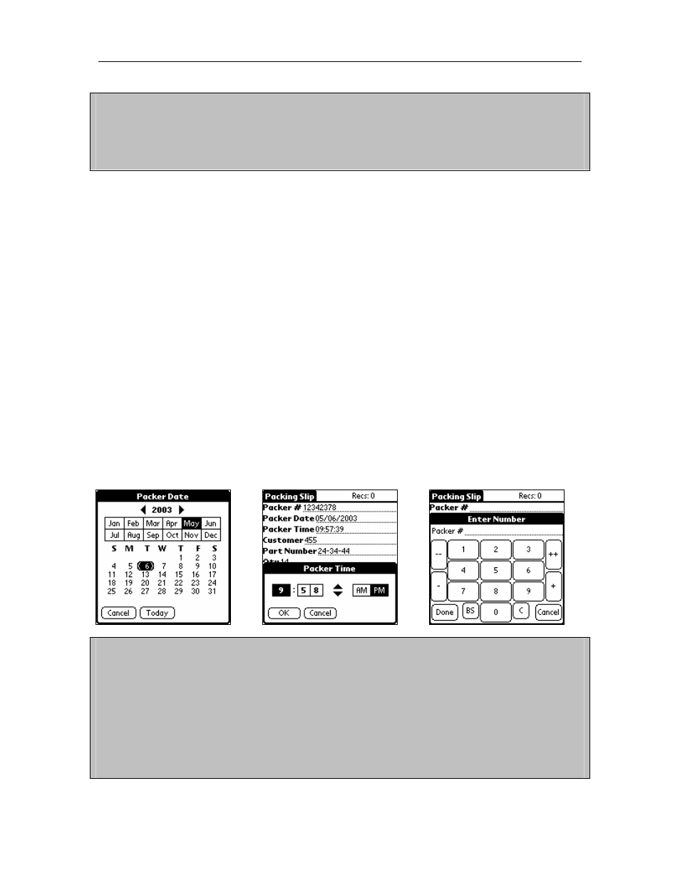Chapter 4: field settings | Symbol Technologies AccuScan Palm Pro User Manual | Page 22 / 34