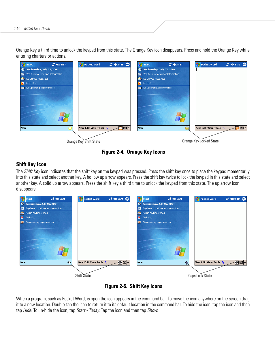 Symbol Technologies MC50 User Manual | Page 42 / 102