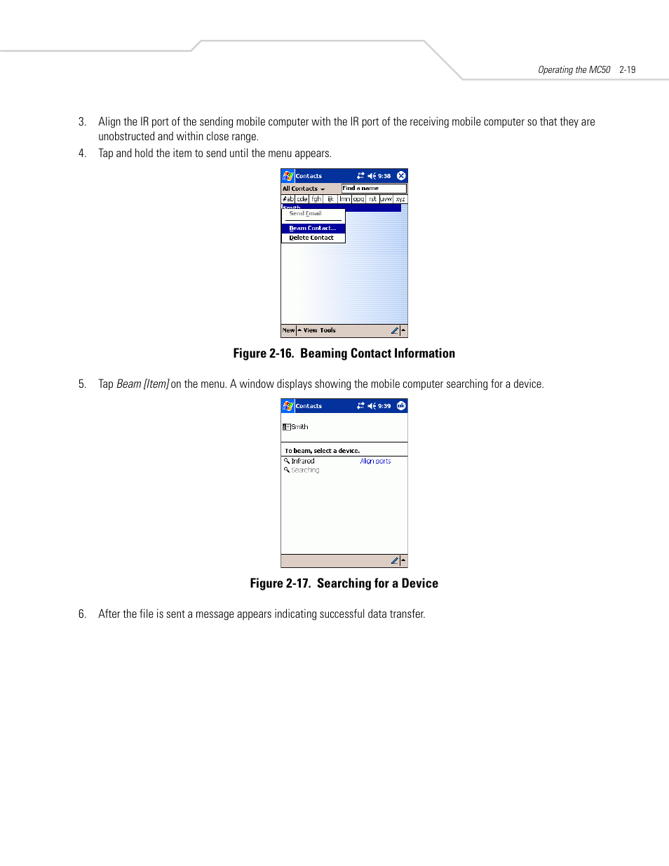 Symbol Technologies MC50 User Manual | Page 51 / 102