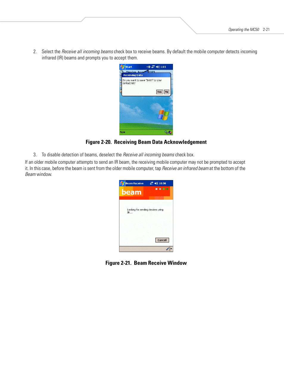 Symbol Technologies MC50 User Manual | Page 53 / 102