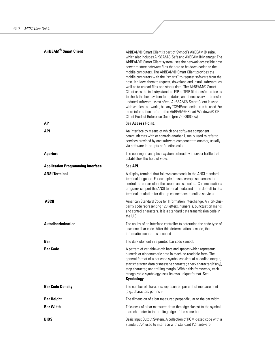 Symbol Technologies MC50 User Manual | Page 82 / 102
