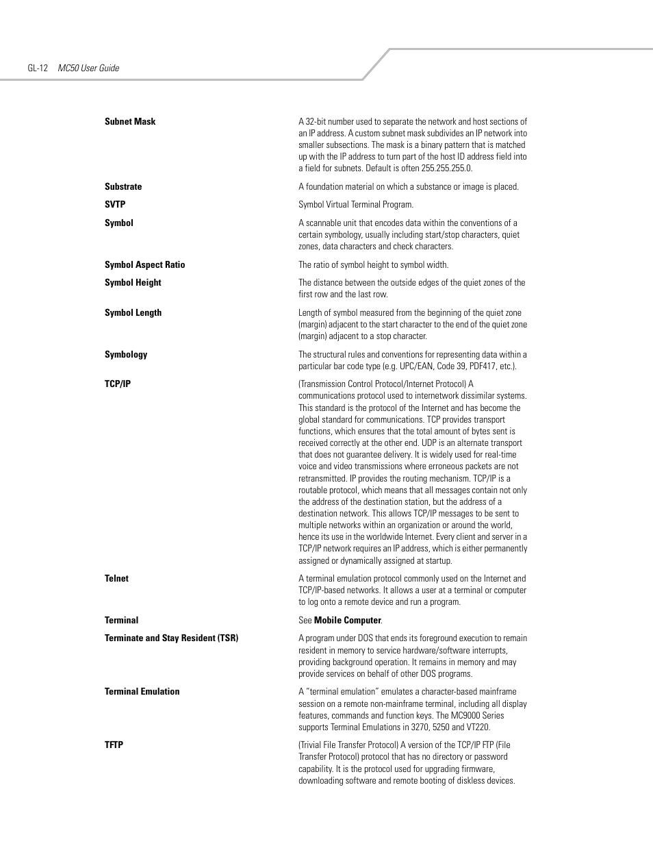 Symbol Technologies MC50 User Manual | Page 92 / 102