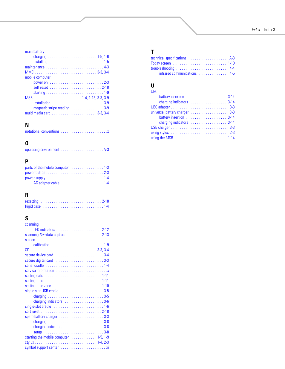 Symbol Technologies MC50 User Manual | Page 97 / 102