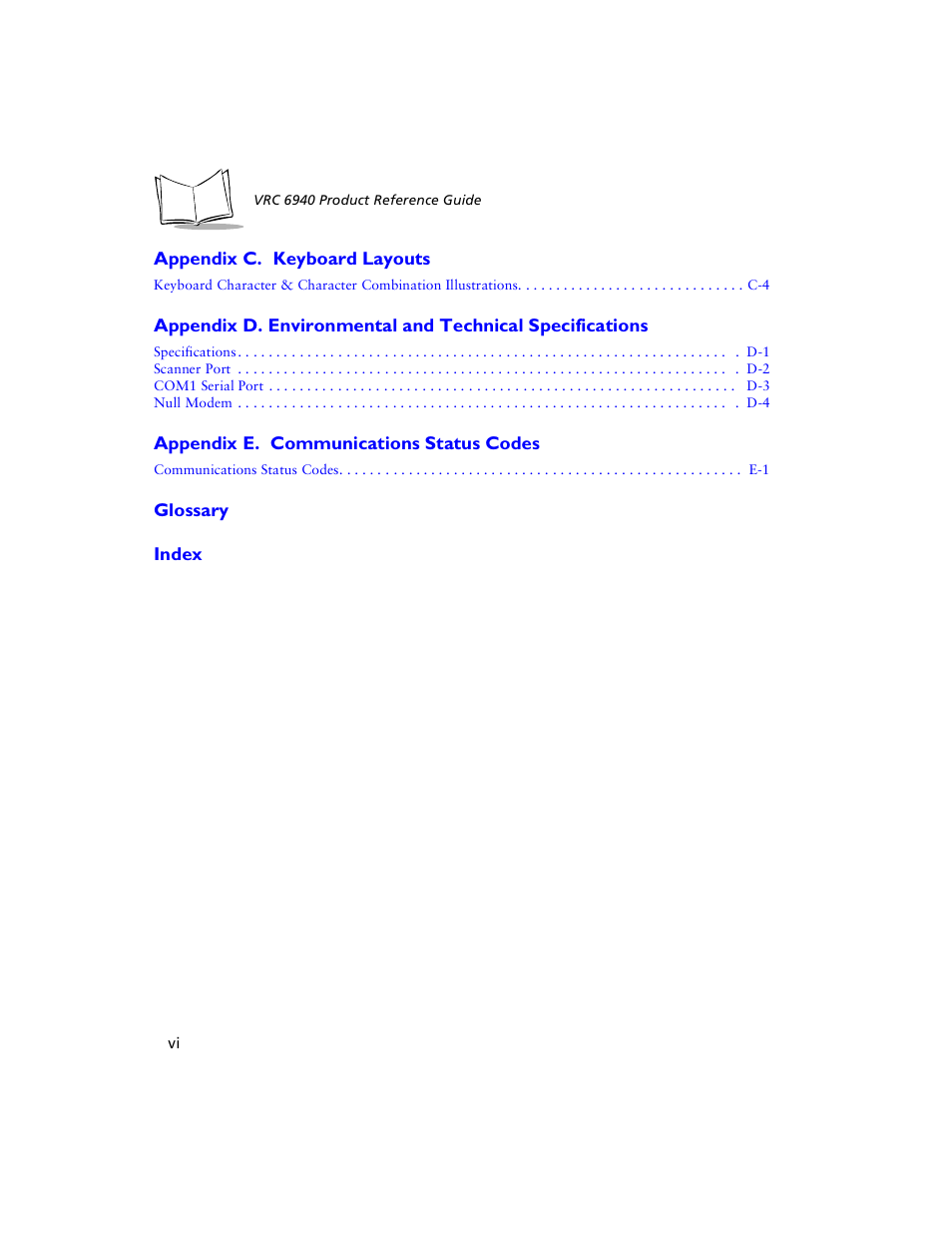 Symbol Technologies VRC 6940 User Manual | Page 7 / 116