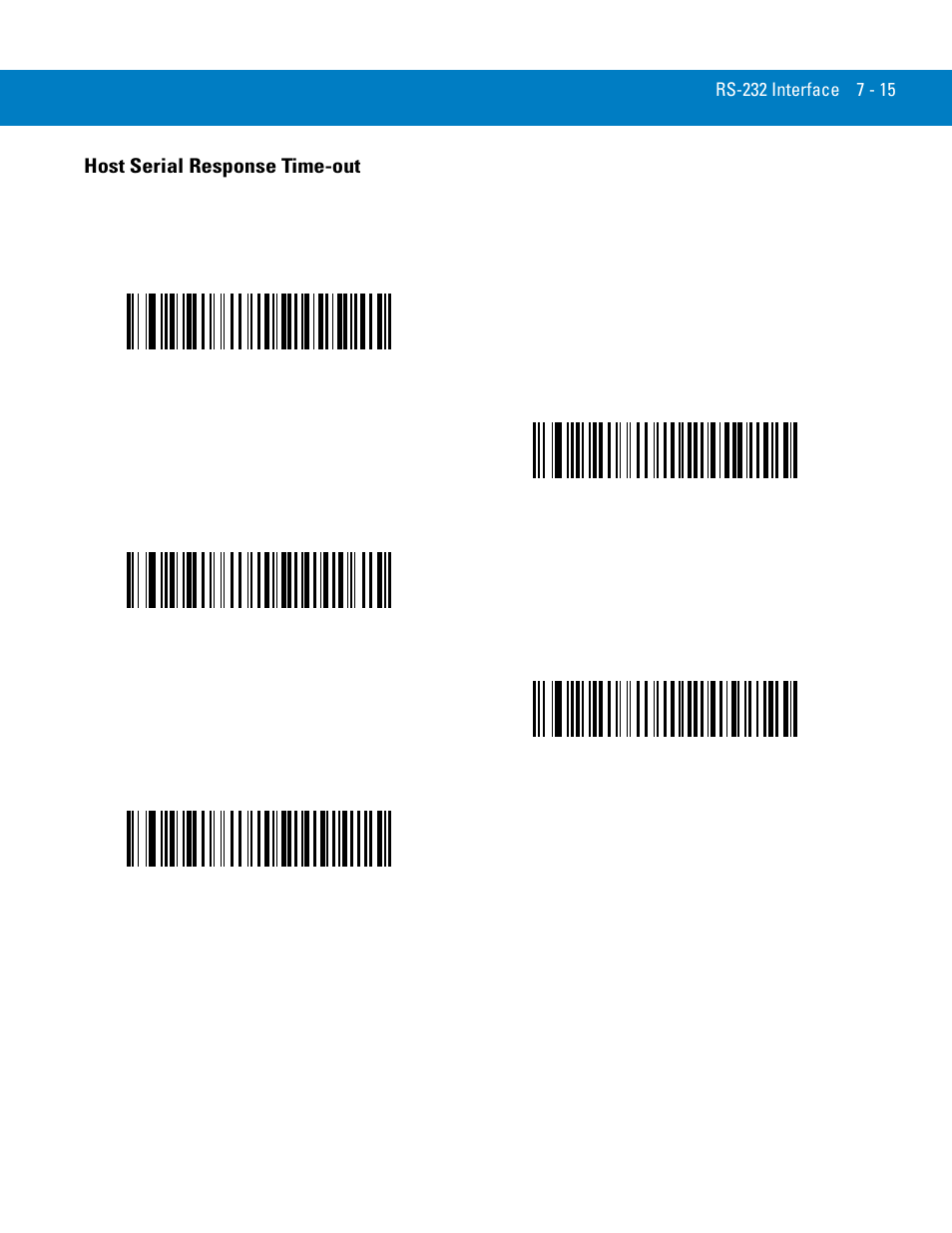 Host serial response time-out, Host serial response time-out -15 | Symbol Technologies 72E-86039-04 User Manual | Page 109 / 434