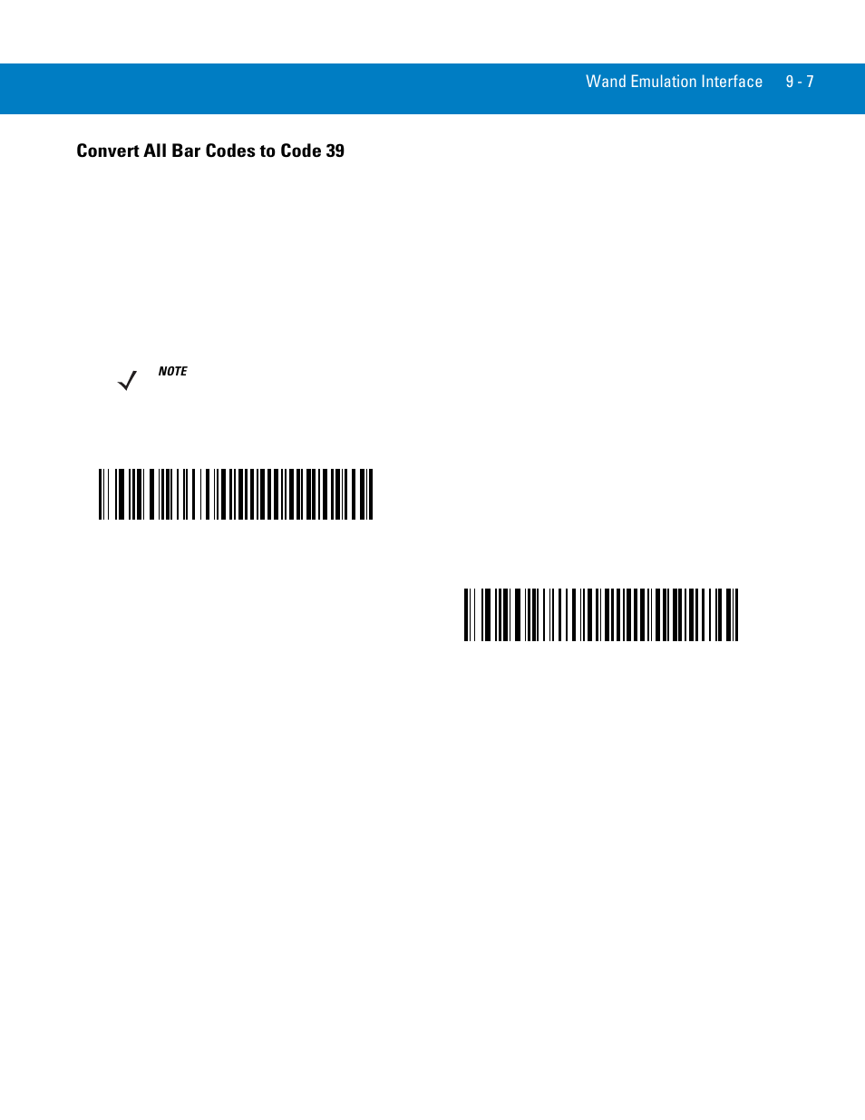 Convert all bar codes to code 39, Convert all bar codes to code 39 -7 | Symbol Technologies 72E-86039-04 User Manual | Page 125 / 434