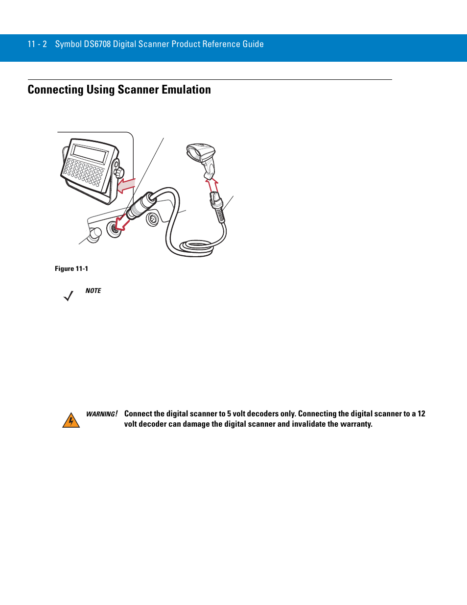Connecting using scanner emulation, Connecting using scanner emulation -2 | Symbol Technologies 72E-86039-04 User Manual | Page 152 / 434