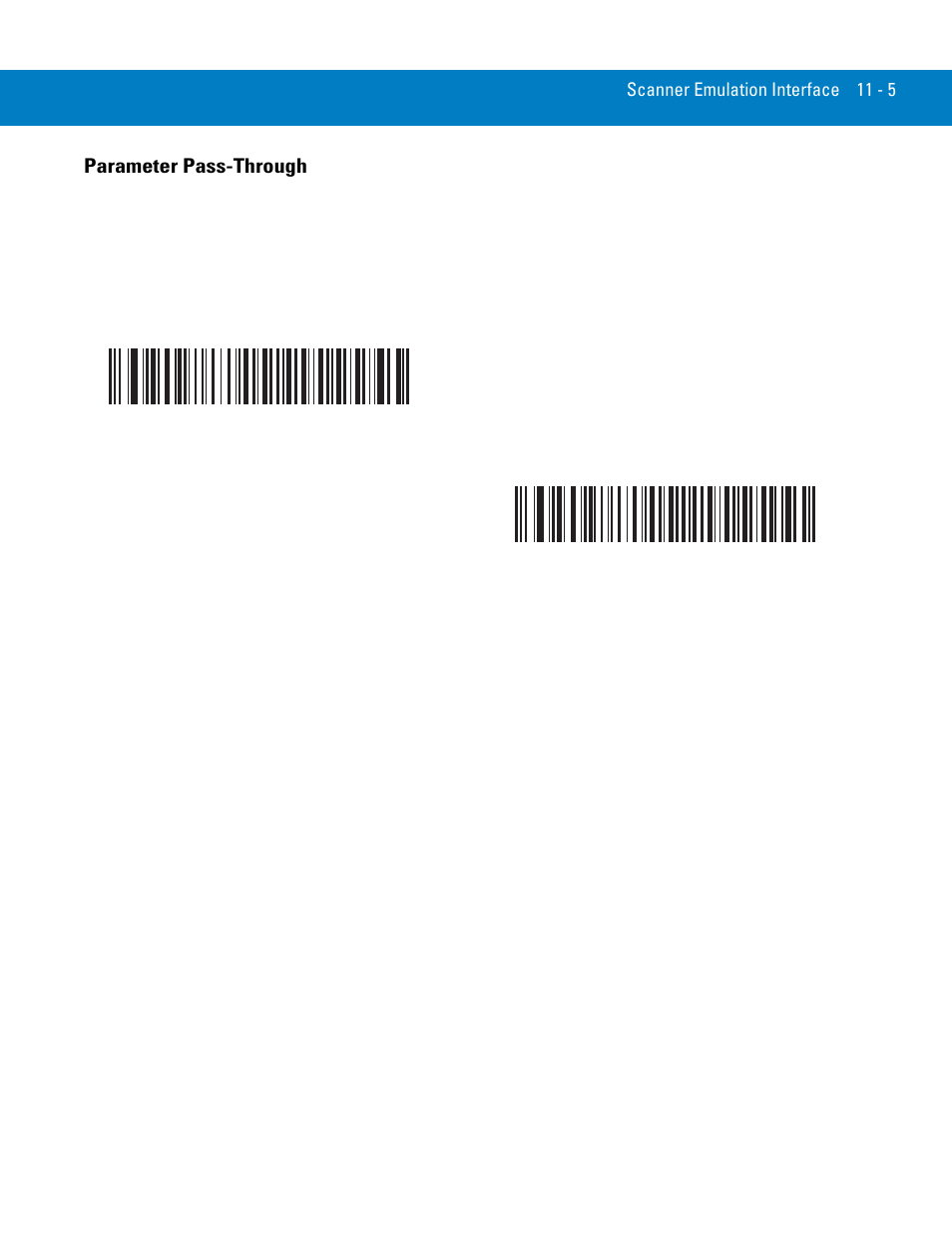Parameter pass-through, Parameter pass-through -5 | Symbol Technologies 72E-86039-04 User Manual | Page 155 / 434