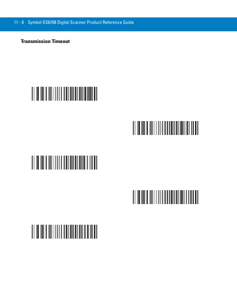 Transmission timeout, Transmission timeout -8 | Symbol Technologies 72E-86039-04 User Manual | Page 158 / 434