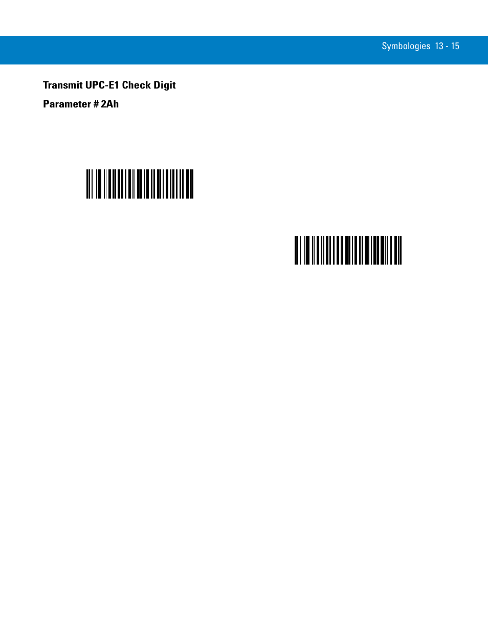Transmit upc-e1 check digit, Transmit upc-e1 check digit -15 | Symbol Technologies 72E-86039-04 User Manual | Page 177 / 434