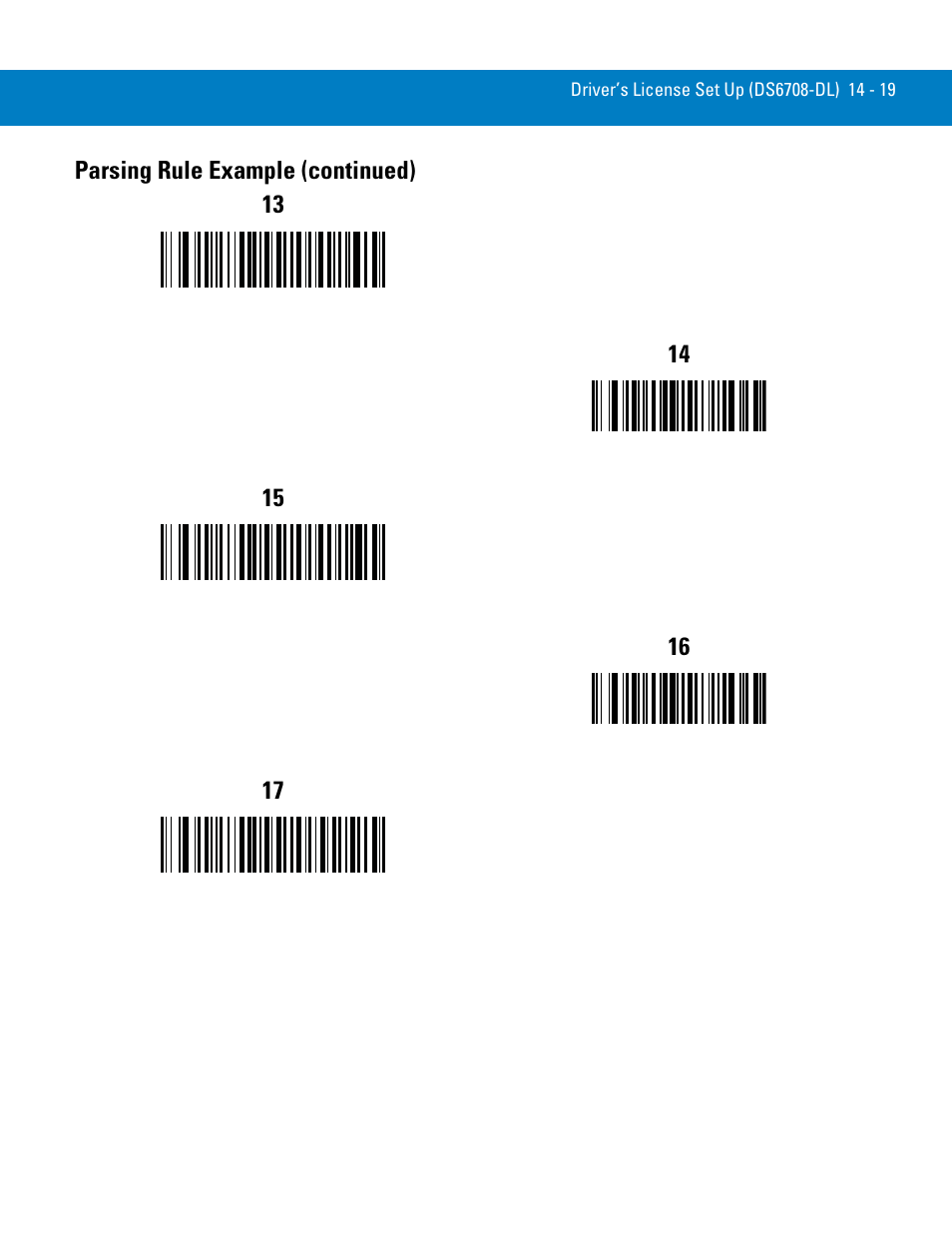 Parsing rule example (continued) 13 | Symbol Technologies 72E-86039-04 User Manual | Page 255 / 434