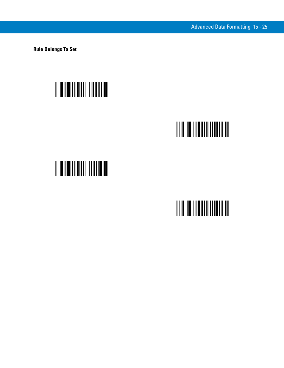 Rule belongs to set | Symbol Technologies 72E-86039-04 User Manual | Page 301 / 434
