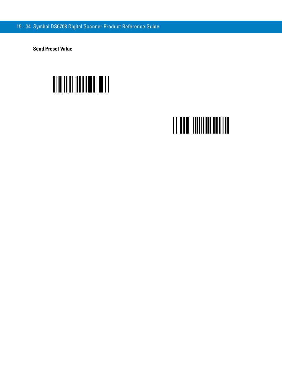 Send preset value | Symbol Technologies 72E-86039-04 User Manual | Page 310 / 434