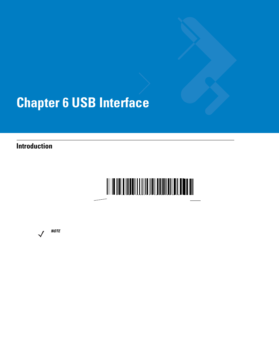 Usb interface, Introduction, Chapter 6: usb interface | Introduction -1, Chapter 6, usb interface, Chapter 6 usb interface | Symbol Technologies 72E-86039-04 User Manual | Page 67 / 434