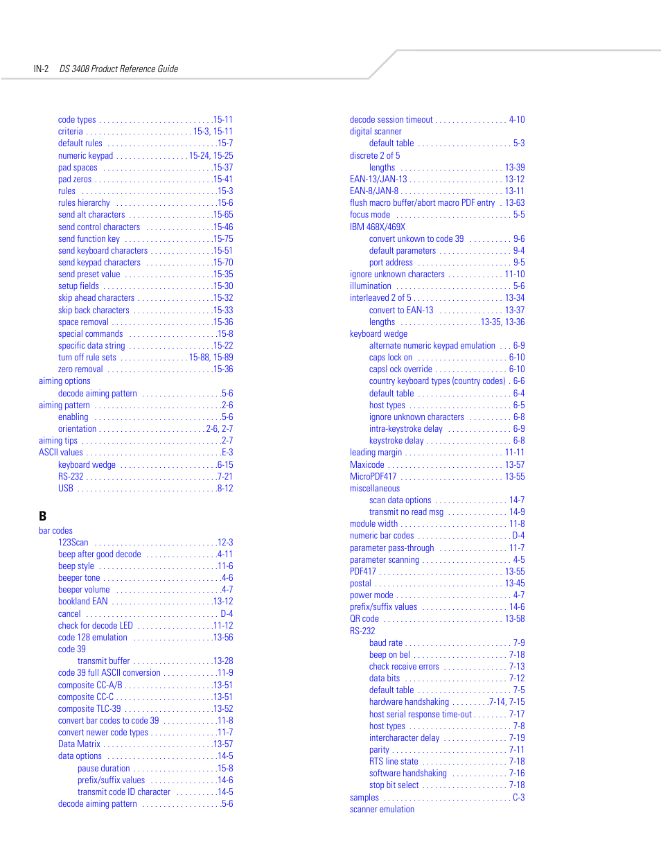 Symbol Technologies DS 3408 User Manual | Page 388 / 396