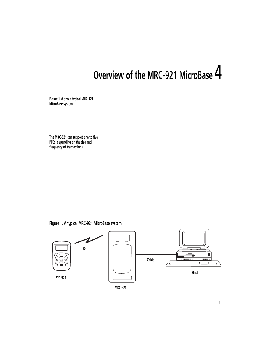 Overview of the mrc-921 microbase 4, Overview of the mrc-921 microbase | Symbol Technologies MicroBase MRC-921 User Manual | Page 13 / 37