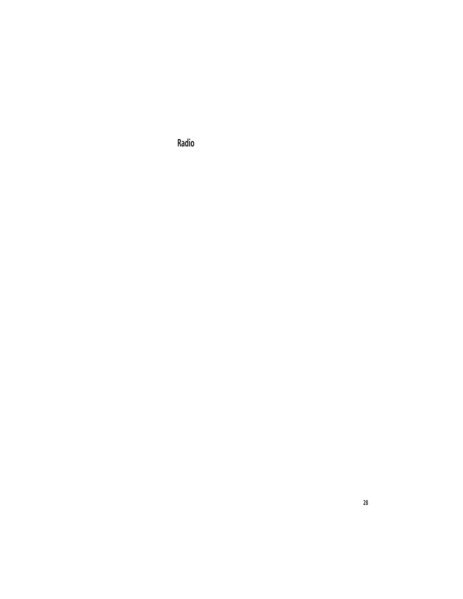 Radio, Appendix a | Symbol Technologies MicroBase MRC-921 User Manual | Page 30 / 37