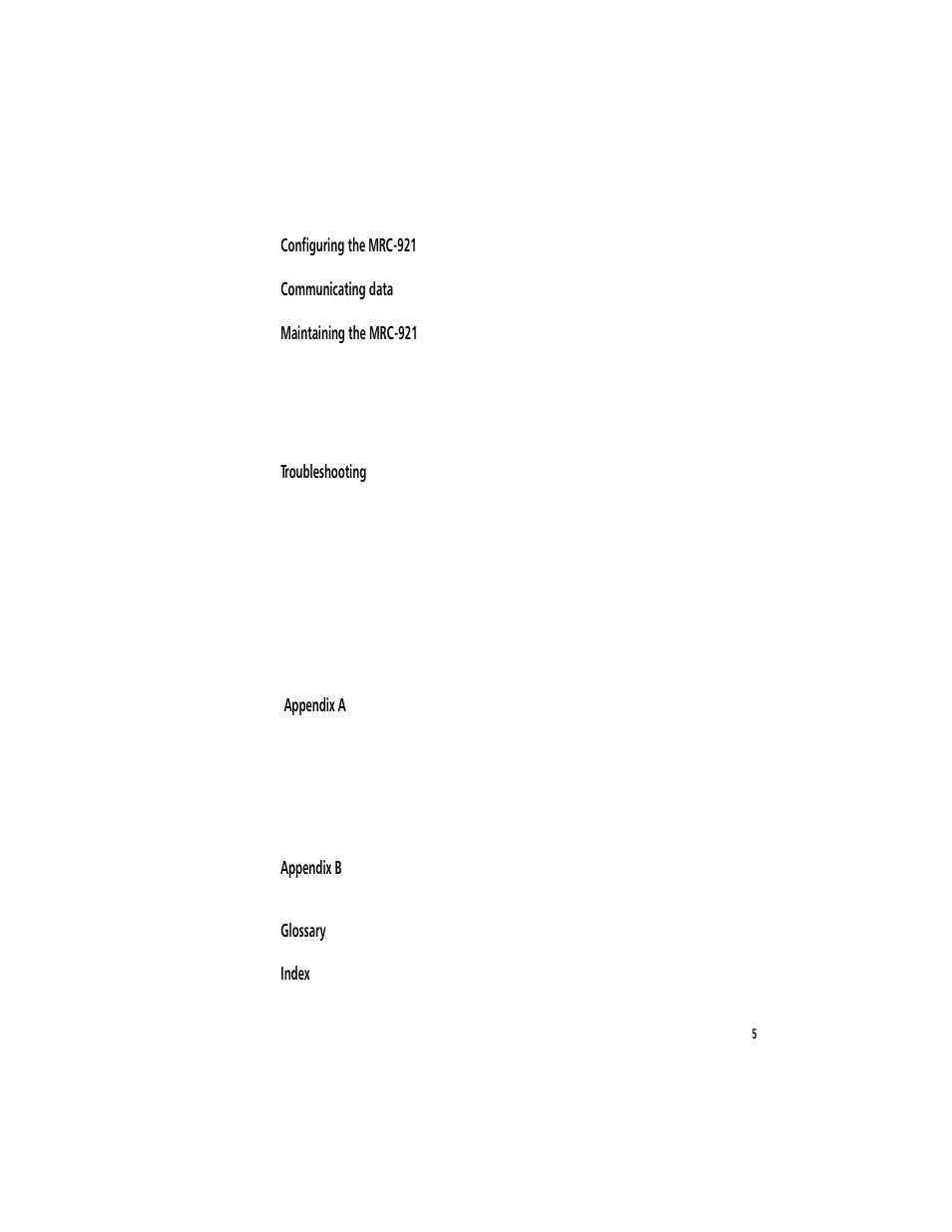 Symbol Technologies MicroBase MRC-921 User Manual | Page 7 / 37