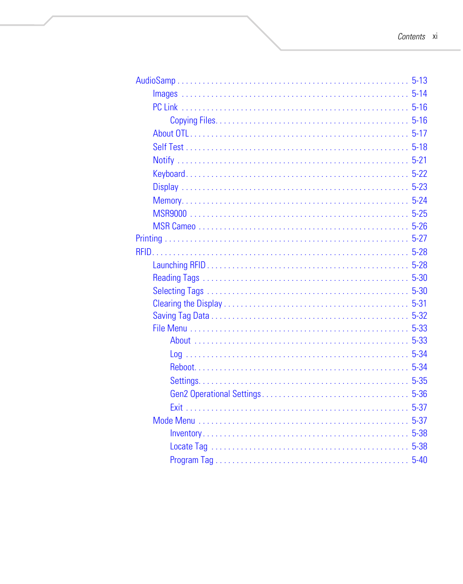 Symbol Technologies MC9000-G User Manual | Page 13 / 530