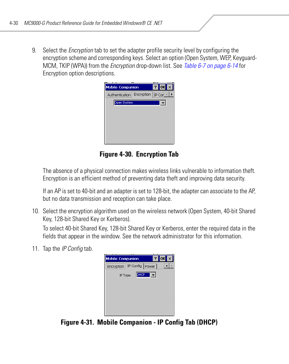 Symbol Technologies MC9000-G User Manual | Page 192 / 530