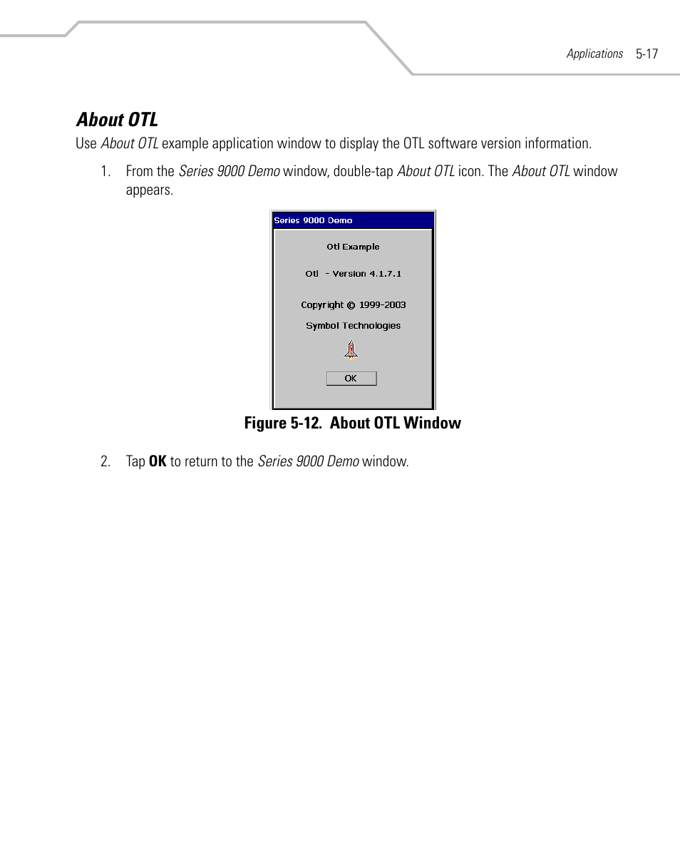 About otl, About otl -17 | Symbol Technologies MC9000-G User Manual | Page 211 / 530