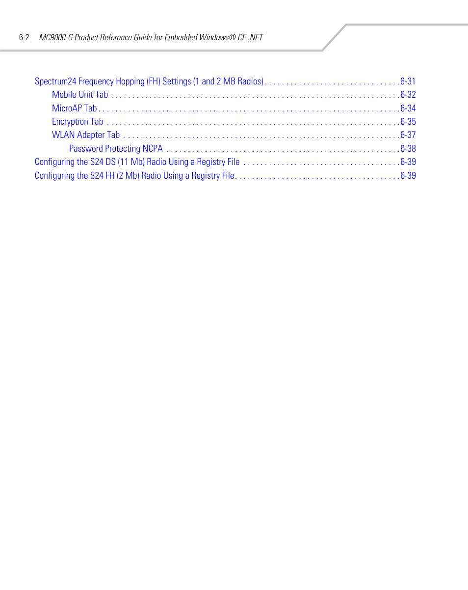 Symbol Technologies MC9000-G User Manual | Page 238 / 530