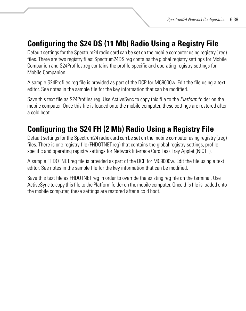 Symbol Technologies MC9000-G User Manual | Page 275 / 530