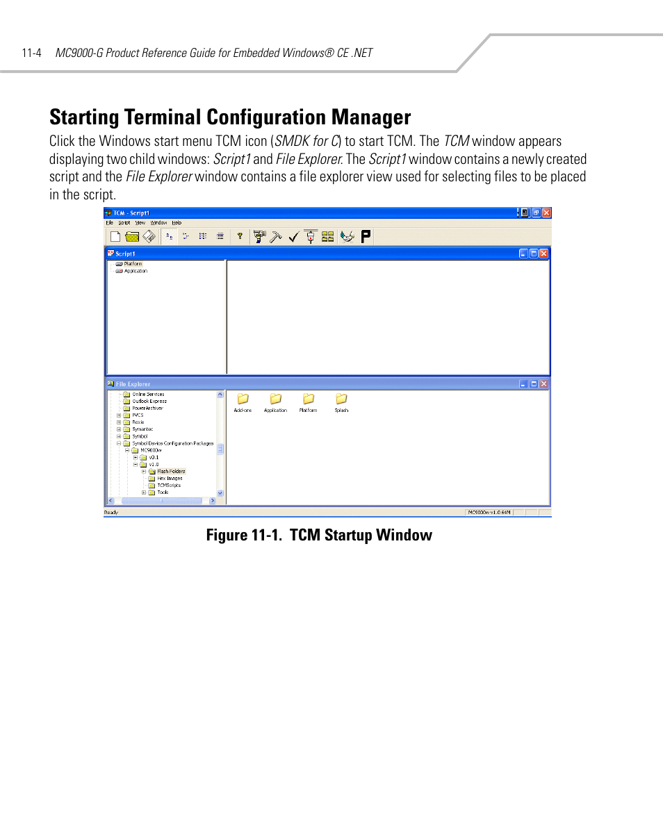 Starting terminal configuration manager, Starting terminal configuration manager -4 | Symbol Technologies MC9000-G User Manual | Page 352 / 530