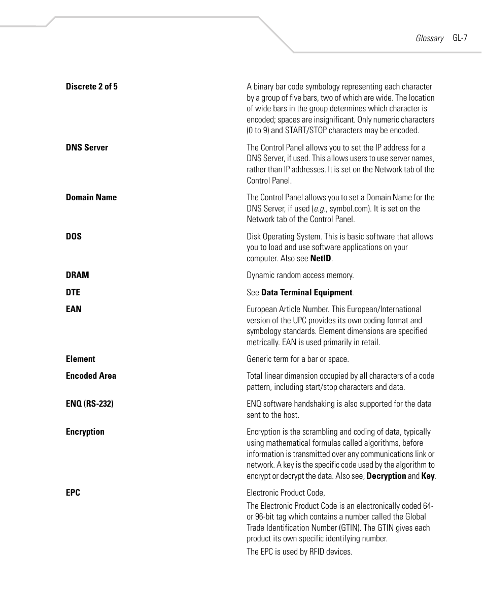 Symbol Technologies MC9000-G User Manual | Page 505 / 530