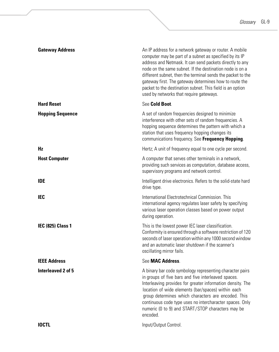 Symbol Technologies MC9000-G User Manual | Page 507 / 530