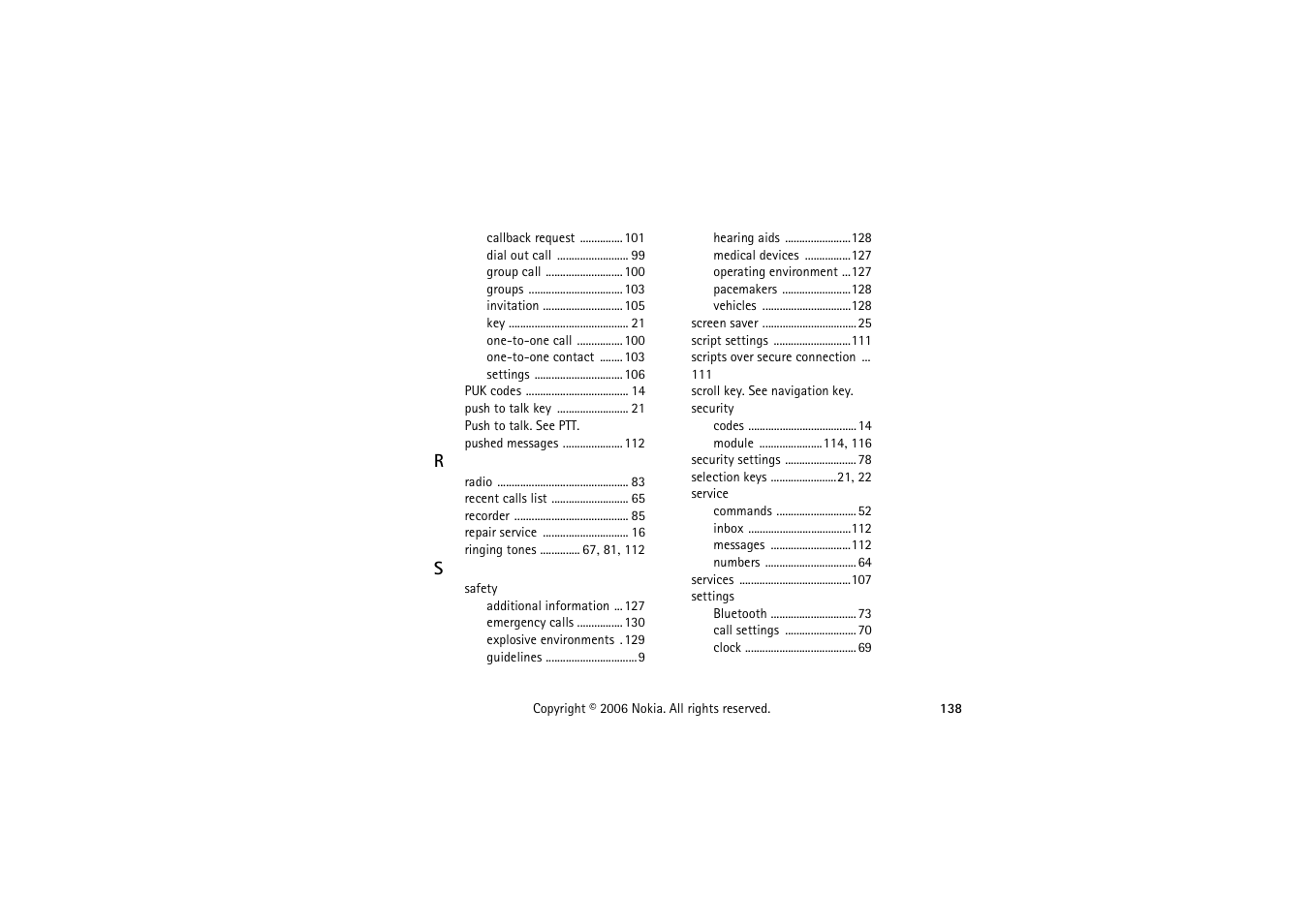 Symbol Technologies 6103 User Manual | Page 138 / 140