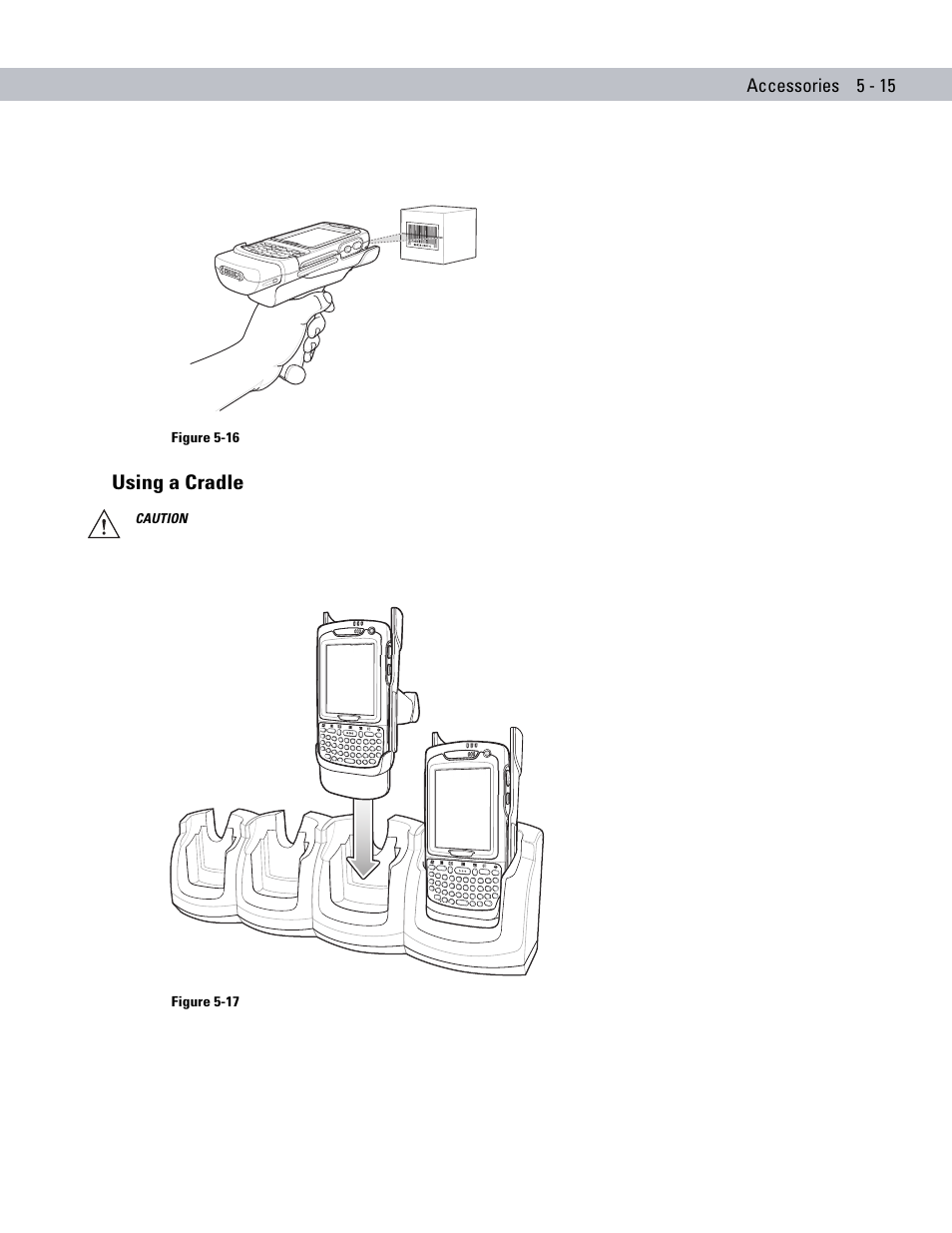 Using a cradle, Using a cradle -15 | Symbol Technologies MC70 User Manual | Page 125 / 166