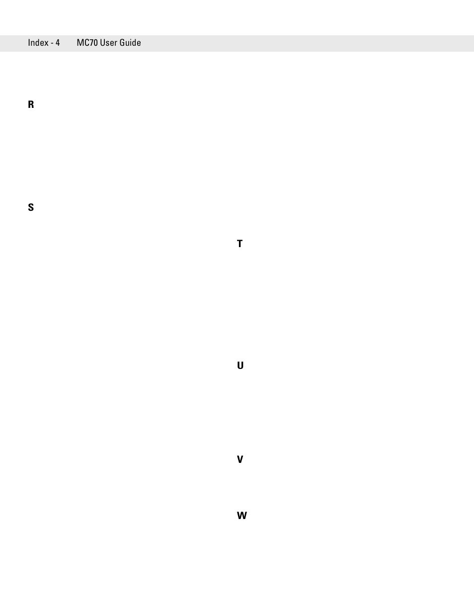 Symbol Technologies MC70 User Manual | Page 160 / 166