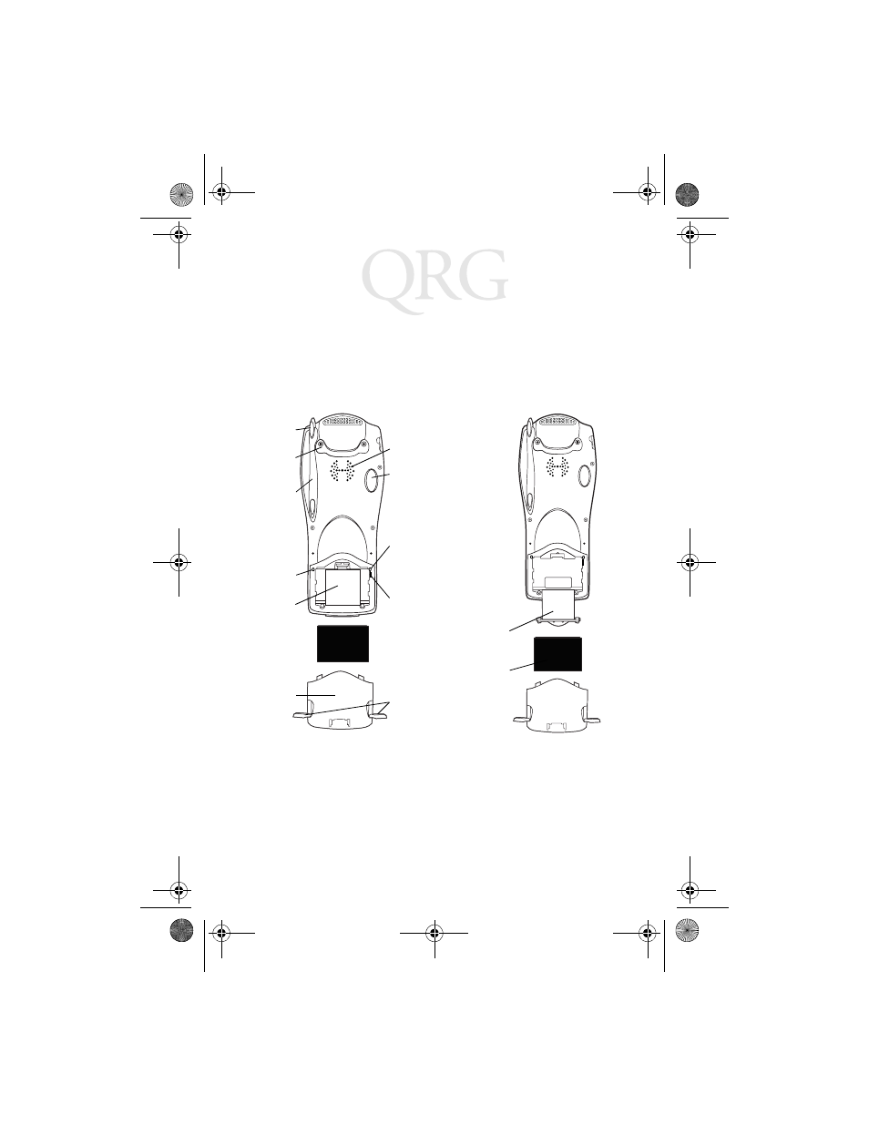 Parts of the terminal (continued) | Symbol Technologies QRG PDT 8100 User Manual | Page 6 / 48
