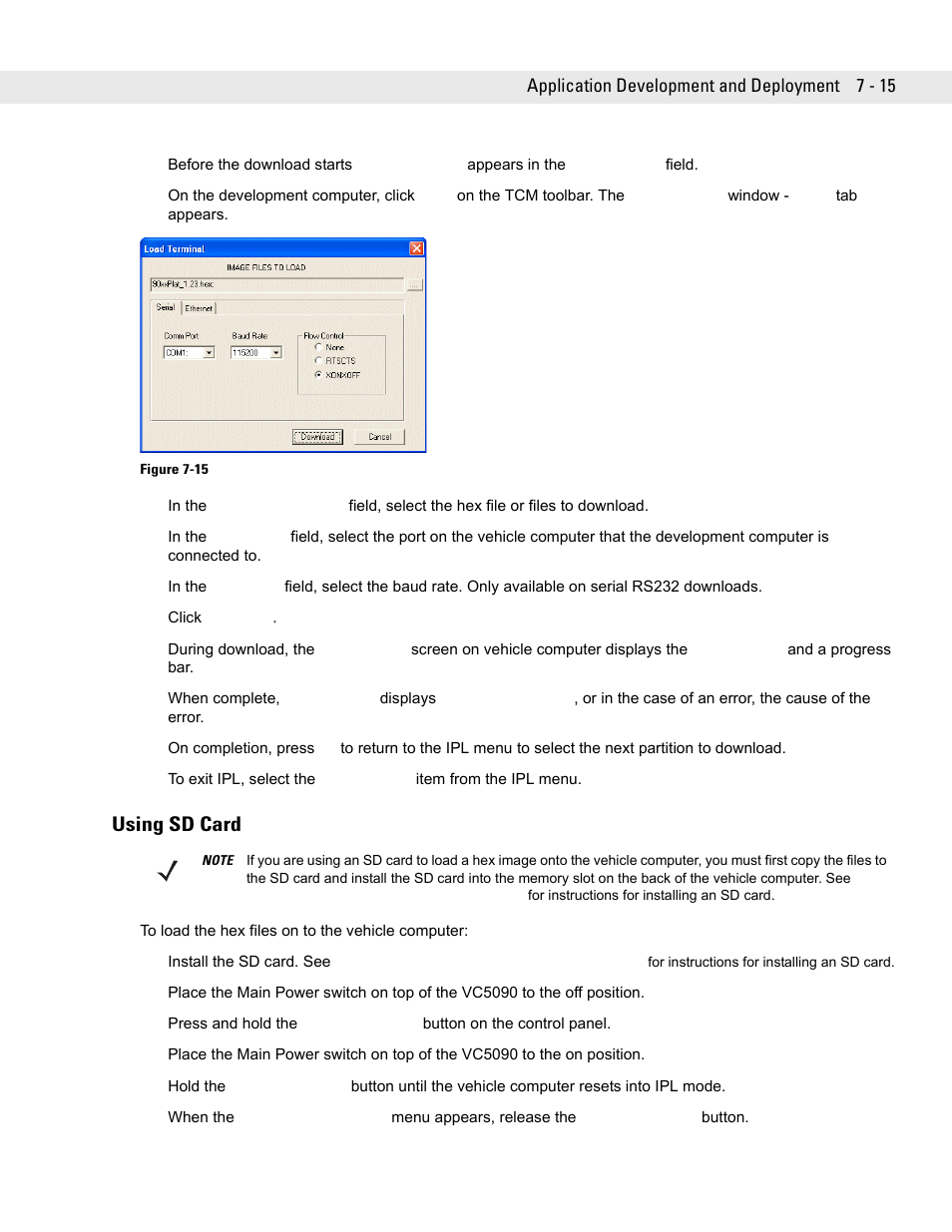 Using sd card, Using sd card -15 | Symbol Technologies VC5090 User Manual | Page 159 / 210