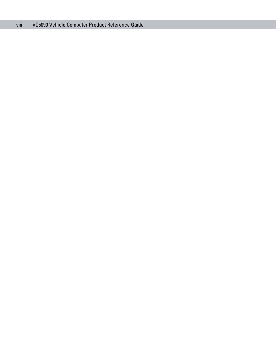 Symbol Technologies VC5090 User Manual | Page 16 / 210