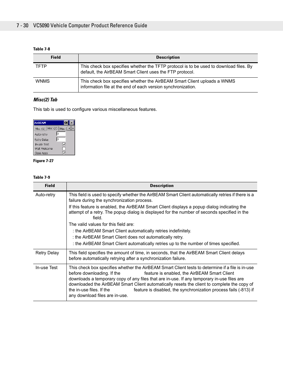 Symbol Technologies VC5090 User Manual | Page 174 / 210