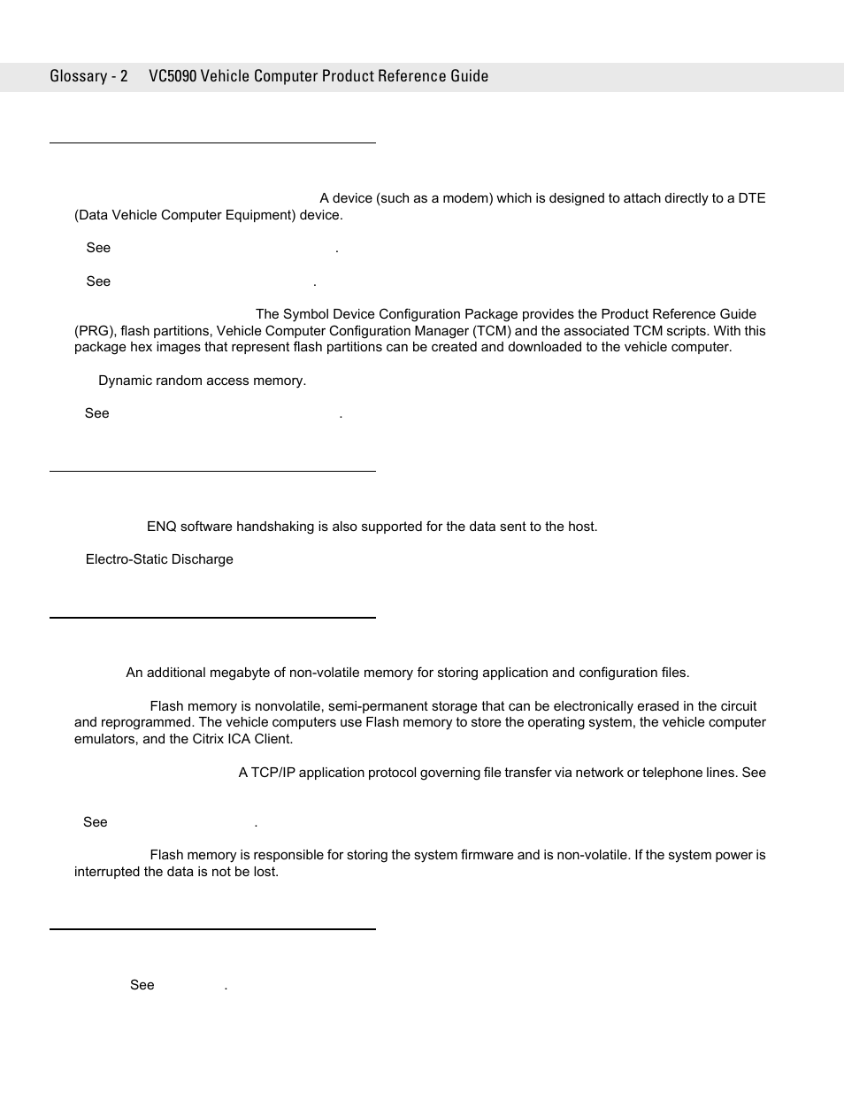 Symbol Technologies VC5090 User Manual | Page 196 / 210