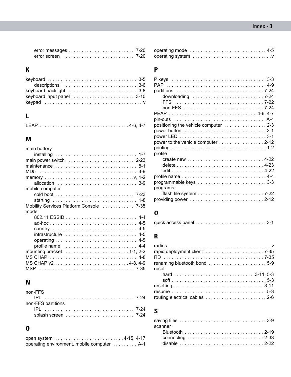 Symbol Technologies VC5090 User Manual | Page 205 / 210